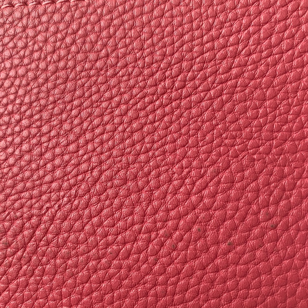 Nanette Lepore Pink Pebbled Leather Card Holder with Gold Tone Keychain Like New - Picture 6 of 6